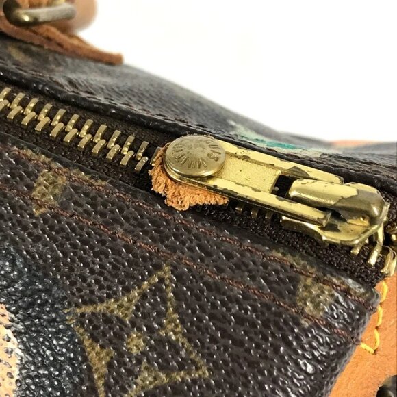 LOUIS VUITTON M48610 Monogram Rose Speedy30 Hand Bag MonogramCanvas Brown/pink - Picture 6 of 15